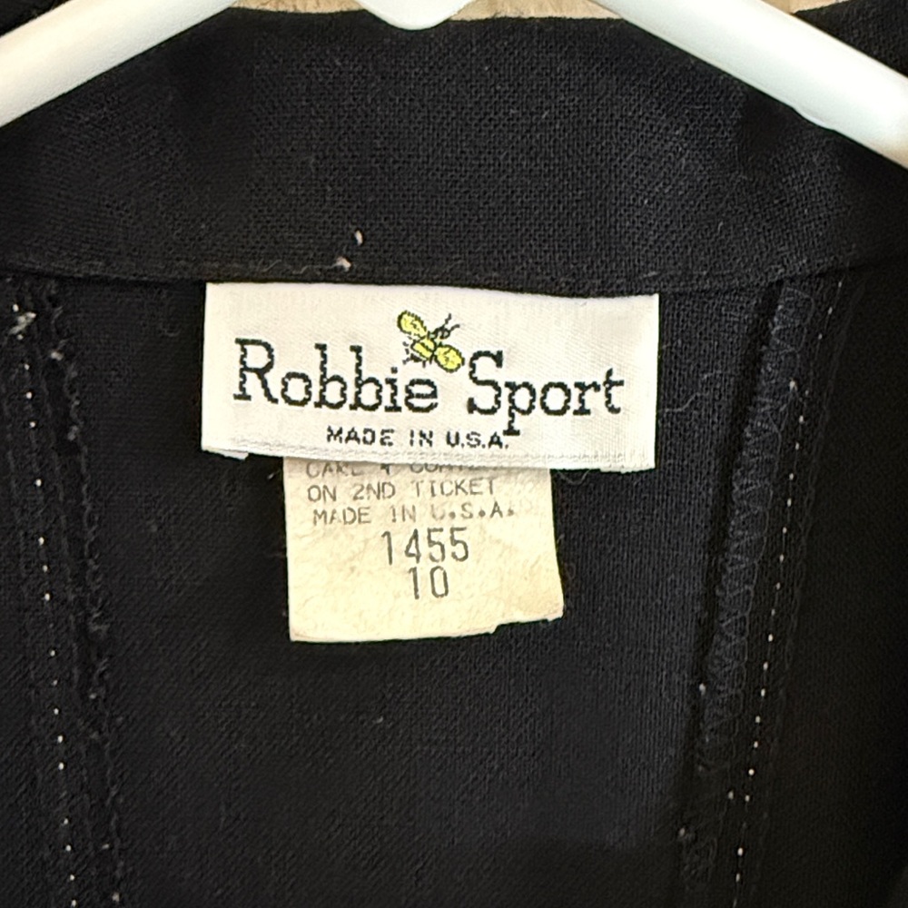 Vintage Black Button-Up Jacket - Picture 2 of 12